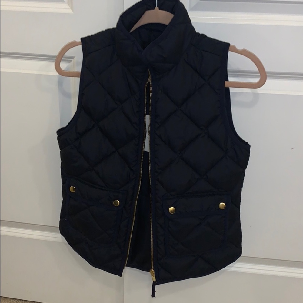 J crew navy vest brand new!!!!